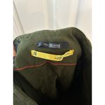 Anthropologie Maeve Collette Olive Green Wide Leg Cropped Ankle Length Trousers Photo 4