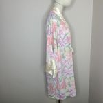 Victoria's Secret Sheer Gold Label Vtg 90s Pastel Floral Wedding Bridal Robe O/S Photo 4
