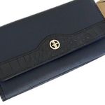 Giani Bernini Receipt Wallet in Navy Blue NWT Photo 0