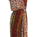 Diane Von Furstenberg - Metallic Patchwork Pleated Dress Photo 11