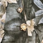 Petite Sophisticate VTG ‎ 8 floral jacket Blazer Brown Tan Photo 2