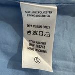 J. Marie Midi Dress S Blue White Sea Shell Print Smocked Ruffle Strap Tiered Photo 9