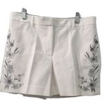 White House | Black Market Floral Embroidered The 5" Short women's size 10 Photo 2