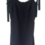 O.P.T Chiffon‎ Ruffled Mini Dress Black Sz XS Photo 0