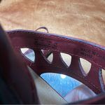 Hush Puppies NWOT  Red Leather Comfort Sandals Cushioned Footbed size 7 Photo 9