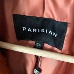 Parisian  Vegan Fur Open Front Collared Coat 8 NWT Photo 1