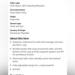 Ideology  NWT Strappy Back Medium Impact Sports Bras M 36B 34C Photo 2