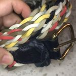 Capezio 2/$30 Vintage Colorful woven leather belt by Capzelo M/L Photo 10
