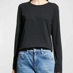 Lafayette 148  NY Cotton Jersey Modern Long Sleeve Tee Shirt Tan Medium FAB #J807 Photo 1