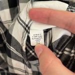 Old Navy Black & White Plaid Flannel Photo 6