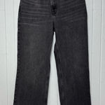Abercrombie & Fitch  Gray-Black Straight Leg Relax Fit‎ High Rise Jeans Size 28/6 Photo 0