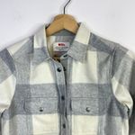 Fjällräven Fjallraven Canada Shirt Comfort Fit Gray Wool Blend Flannel Button Up womens XXS Photo 2