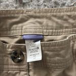 Laura Scott  petite Tan Mini Skirt with Band Patches Photo 1