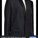 Zadig & Voltaire  Women's Vedax Python casual Black Blazer $588 designer fall Photo 2