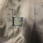 EXPRESS Vintage Blazer Womens Large Wool Suede Collar Equestrian Dark Academia Photo 3