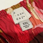 A New Day  Spaghetti Strap Smocked Dress - Dark Red Floral - XXL Photo 8