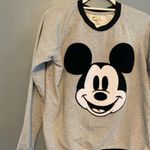 Monica & Andy Mickey Mouse Adult Sweatshirt Gray Photo 3