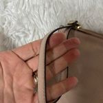 Michael Kors Large Zip Clutch Wristlet Bag Pink Leather Wallet Purse Photo 3