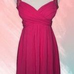 Roberta sequined pink mini dress party, prom, homecoming dress Juniors size 3 Photo 1