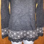 Light Gray Creaciones Abieli E.I.R.L. Alpaca Sweater Size XS/S NWT Photo 2