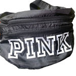 PINK - Victoria's Secret Victoria's Secret PINK Convertible Backpack/Fanny Pack Black/White Photo 3