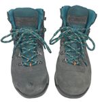 Columbia Newton Ridge Waterproof Amped Hiking Boots Shark River Blue Size 9W EUC Photo 3
