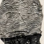 Large Black Puffer Nylon Padded Tote Handbag Photo 2