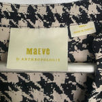 Anthropologie Maeve Sterling Houndstooth Drop Waist Tunic Dress W-617 Sz S Photo 5