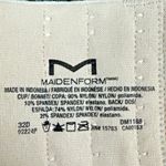 Maidenform  [Size 32D] Beige Lace T-Shirt Bra Full Coverage Adjustable‎ Wireless Photo 2