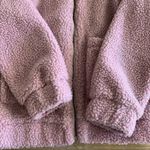 Elodie Anthropologie  Pink Sherpa Jacket Small Photo 5
