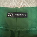 ZARA  Green Trousers Dress Pants Photo 5