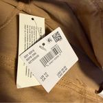 American Eagle  stretch pleated mini skort size 10 NWT Mid rise Tan Photo 6