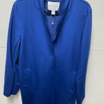 Carolina Belle Montreal, Royal Blue, Collared, Duster Jacket/Coat, Size XL Blue Photo 3