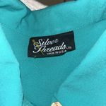 VTG Silver Threads 2xl Shirt. Long Cuff Sleeve. Fringe In Front. Size XXL Photo 3