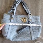 Michael Kors Women's Sullivan Small Top-Zip Tote Bag - Pale Blue Photo 10