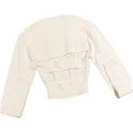 Victor Glemaud Cream Cut Out Knit Top Size XS Photo 3