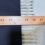 House of Harlow Black Mini Skirt Faux Pearl Beads Women’s 4 Fringe Stretch Photo 4