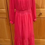 Sofia Jeans by Sofia Vergara Women's Off the Shoulder Dress W/ Blouson Sleeves
・ Pink Size L Photo 0