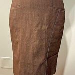 Bebe  Brown Pencil Skirt Size 4 Photo 0