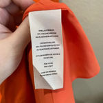 Alice + Olivia  V Neck Tent Dress Orange Sleeveless Size 4 Swing Colorful Basic Photo 6