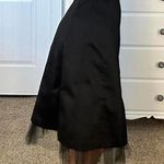 XScape Black midi skirt with tulle underlay #gothfashion Photo 5