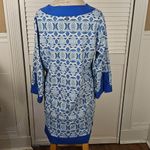 Cabana Life Womens Blue White Cabana Tunic Dress XL‎ Photo 1