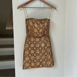 Retrofete Heather Embellished Sequin Beaded Mini Dress in Gold Size XXS Photo 3
