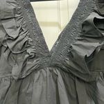 Nasty Gal Elegant Black Layered Ruffle Peplum Top NWOT Size 6 Photo 5