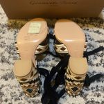 Gianvito Rossi  Cheyenne Embroidered Criss Cross Ankle Wrap Sandal size 39.5 Photo 4