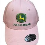 John Deere NWOT  Pink Baseball Adjustable Cap. Photo 0