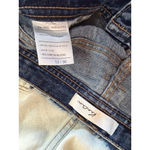 KanCan Dark Wash and Bleach Wash Denim Shorts Blue Size 30 Photo 4