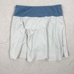 Aventura Skort Women's Tan Blue Athletic Skirt Shorts Tennis Golf Hiking Size M Photo 2