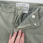 Frank & Eileen Wicklow Italian Performance‎ Linen Crop Pant Sage Green Women 4 Photo 6