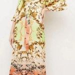 Karen Millen Mirrored Tulipa Print Woven Satin Maxi Dress NWT size 6 Photo 0